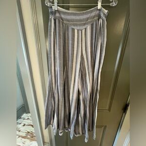 Free People Linen Palazzo Pants L